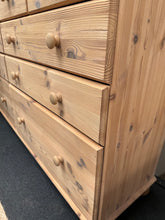 Load image into Gallery viewer, Large Stripped Pine Drawers