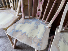 Load image into Gallery viewer, 4 x Distressed Chairs