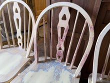 Load image into Gallery viewer, 4 x Distressed Chairs