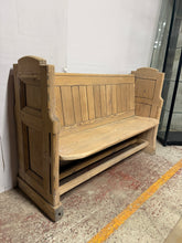 Load image into Gallery viewer, Stripped Pine Pew
