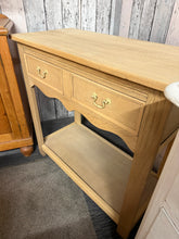 Load image into Gallery viewer, Stripped Oak Hall Table
