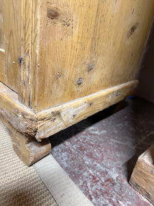 Tall Antique Pine Cupboard