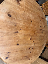 Load image into Gallery viewer, Round Pine Table
