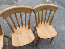 Load image into Gallery viewer, 4 x Solid Pine Chairs
