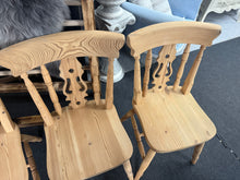 Load image into Gallery viewer, 4 x Solid Pine Chairs
