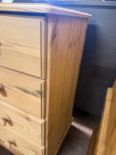 Load image into Gallery viewer, Stripped Pine Chest Of Drawers
