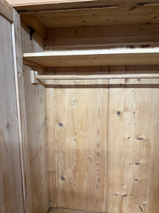 Antique Pine Wardrobe