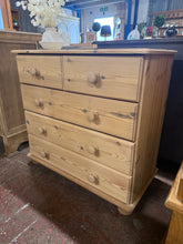Load image into Gallery viewer, Stripped Pine Chest Of Drawers
