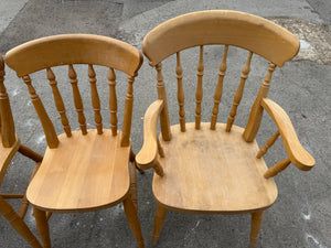 6 x Farmhouse Chairs