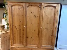 Load image into Gallery viewer, Vintage Pine Wardrobe
