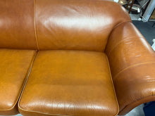 Load image into Gallery viewer, Tan Leather Sofa
