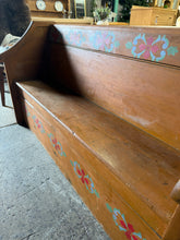 Load image into Gallery viewer, Vintage Pine Pew
