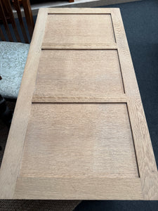 Stripped Oak Blanket Box