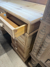 Load image into Gallery viewer, Stripped Pine Desk
