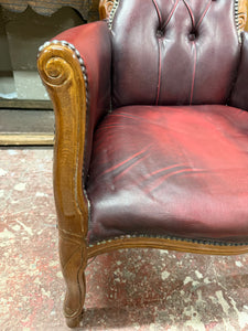Oxblood Armchair