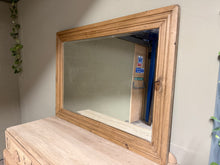 Load image into Gallery viewer, Pine Bevelled Edged Mirror
