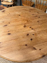 Load image into Gallery viewer, Round Pine Table
