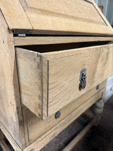 Load image into Gallery viewer, Stripped Oak Bureau
