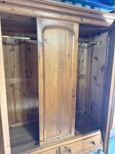 Load image into Gallery viewer, Vintage Pine Wardrobe
