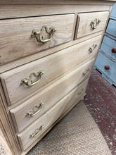 Load image into Gallery viewer, Stripped Oak Chest Of Drawers
