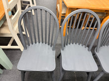 Load image into Gallery viewer, 4 x &#39;Off Black&#39; Chairs
