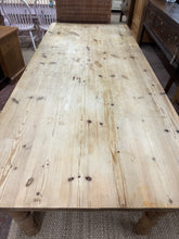 Load image into Gallery viewer, 7ft Solid Pine Table

