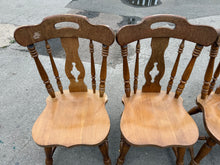 Load image into Gallery viewer, 4 x Wooden Chairs

