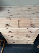 Load image into Gallery viewer, Stripped Pine Chest Of Drawers
