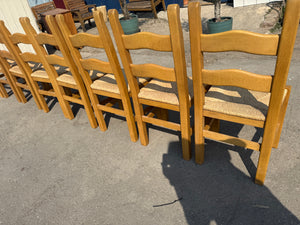 8 x Solid Pine Chairs