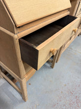 Load image into Gallery viewer, Stripped Teak Bureau
