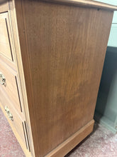 Load image into Gallery viewer, Stripped Satinwood Chest Of Drawers
