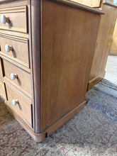 Load image into Gallery viewer, Stripped Mahogany Desk
