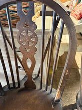 Load image into Gallery viewer, 4 x Oak Wheelback Chairs

