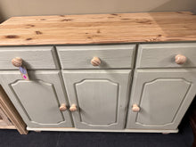 Load image into Gallery viewer, Sage Green Pine Sideboard
