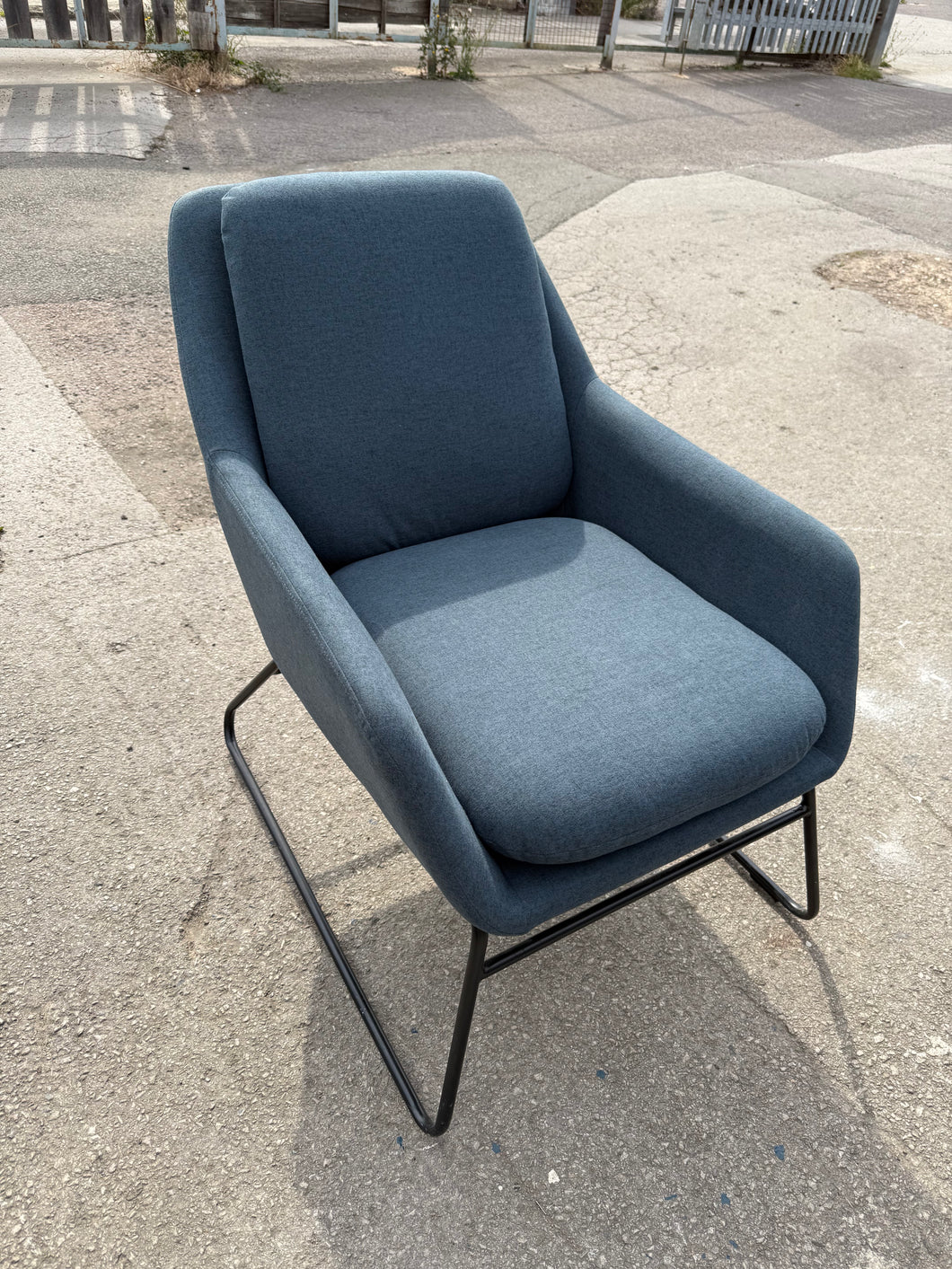 Navy Blue Armchair