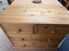 Load image into Gallery viewer, Solid Pine Chest Of Drawers
