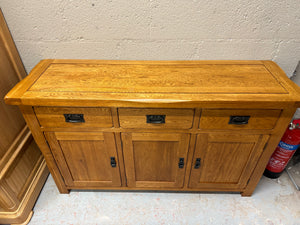 Oak Furniture Land Rustic Sideboard