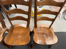 Load image into Gallery viewer, 4 x Oak Chairs
