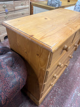 Load image into Gallery viewer, Solid Pine Chest Of Drawers
