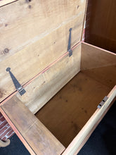 Load image into Gallery viewer, Solid Pine Blanket Box
