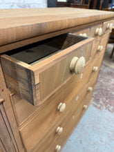 Load image into Gallery viewer, Stripped Mahogany Chest Of Drawers
