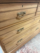 Load image into Gallery viewer, Stripped Satinwood Chest Of Drawers
