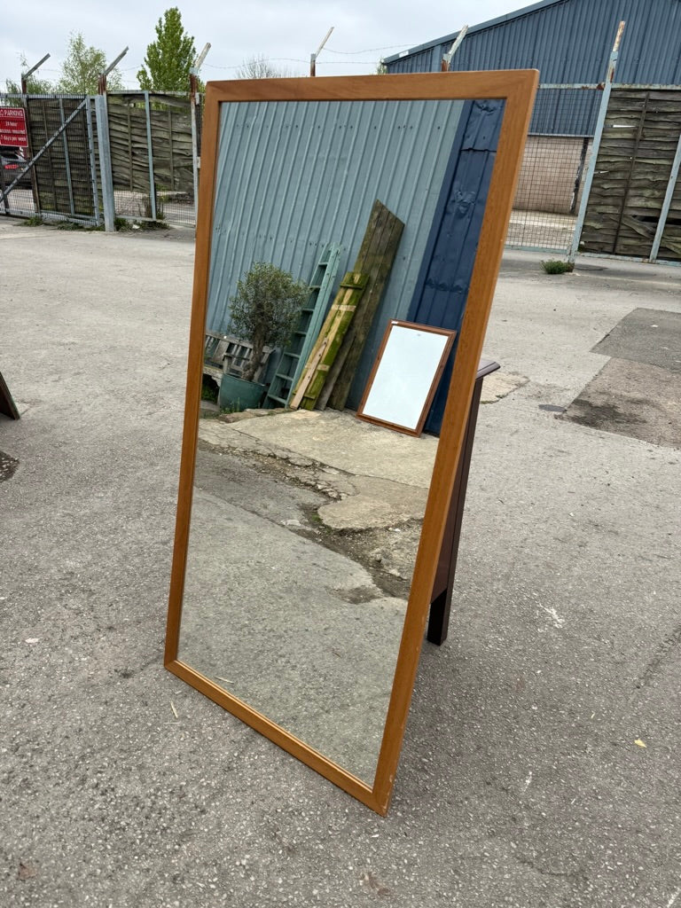 Large Wooden Mirror