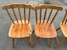 Load image into Gallery viewer, 4 x Pine Kitchen Chairs
