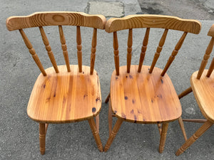 4 x Pine Kitchen Chairs