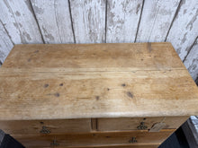 Load image into Gallery viewer, Vintage Pine Chest Of Drawers
