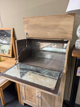 Load image into Gallery viewer, Stripped Oak Drinks Cabinet
