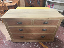 Load image into Gallery viewer, Stripped Satinwood Chest Of Drawers
