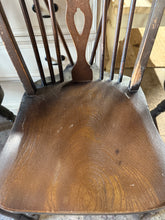 Load image into Gallery viewer, 4 x Oak Wheelback Chairs
