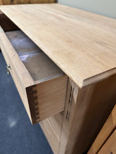 Load image into Gallery viewer, Stripped Oak Chest Of Drawers

